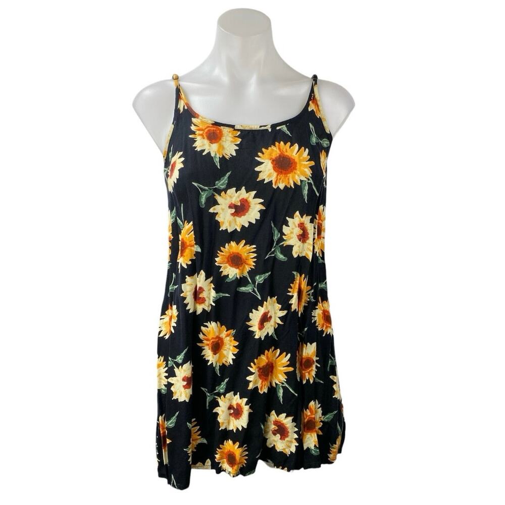 Kimchi Blue Women's Multicolor Floral Sleeveless Cami Camisole Mini Dress Size S